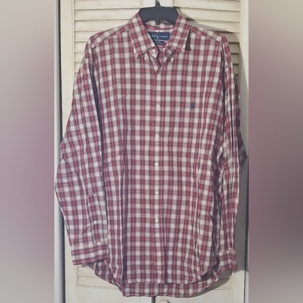Vintage Ralph Lauren Plaid Oxford (Men's)